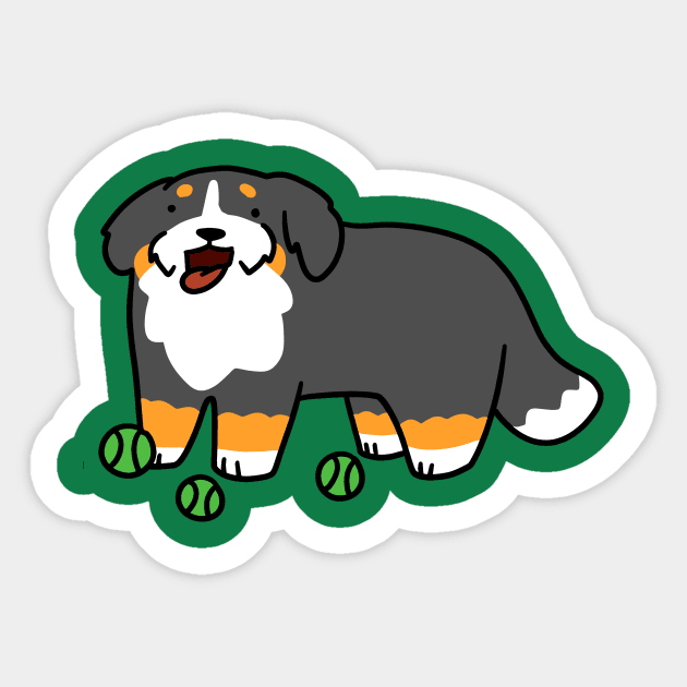 Tennis Ball Bernie Sticker by saradaboru